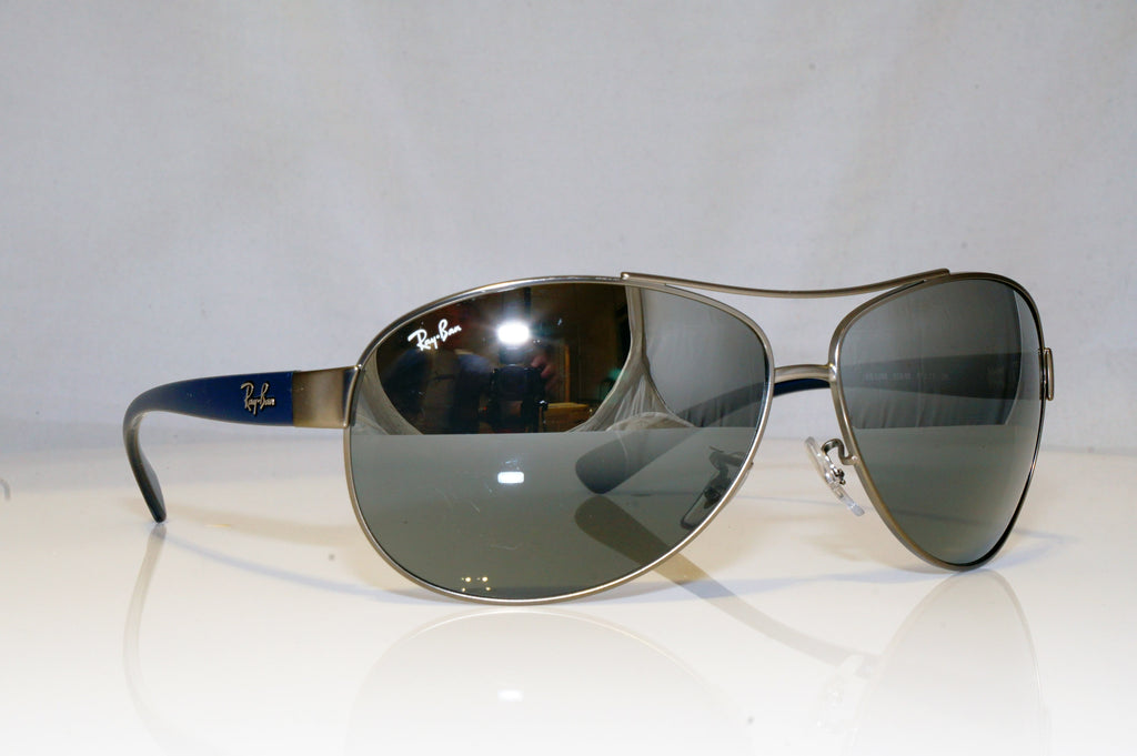 RAY-BAN Mens Mirror Designer Sunglasses Blue Aviator RB 3386 029/88 15214