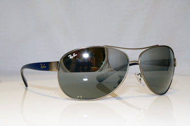 RAY-BAN Mens Mirror Designer Sunglasses Blue Aviator RB 3386 029/88 15214