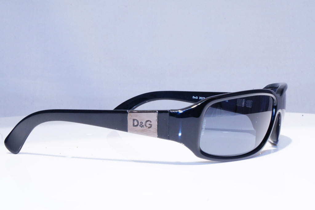 DOLCE & GABBANA Mens Vintage 1990 Designer Sunglasses Black 2075 338 17917