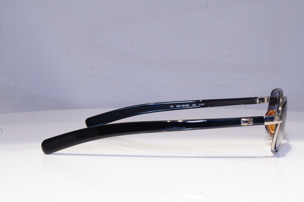 GUCCI Mens Vintage 1990 Designer Sunglasses Black Rectangle GG 1615 4ZD 19949