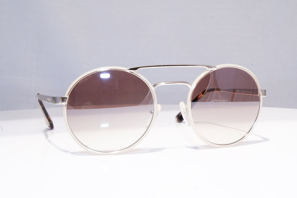 PRADA Womens Designer Sunglasses Silver Round SPR 51S UFH-40O 18338