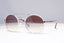 PRADA Womens Designer Sunglasses Silver Round SPR 51S UFH-40O 18338