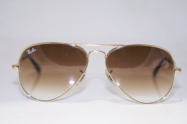 RAY-BAN Mens Unisex Designer Sunglasses Gold Aviator RB 3025 001/51 16376