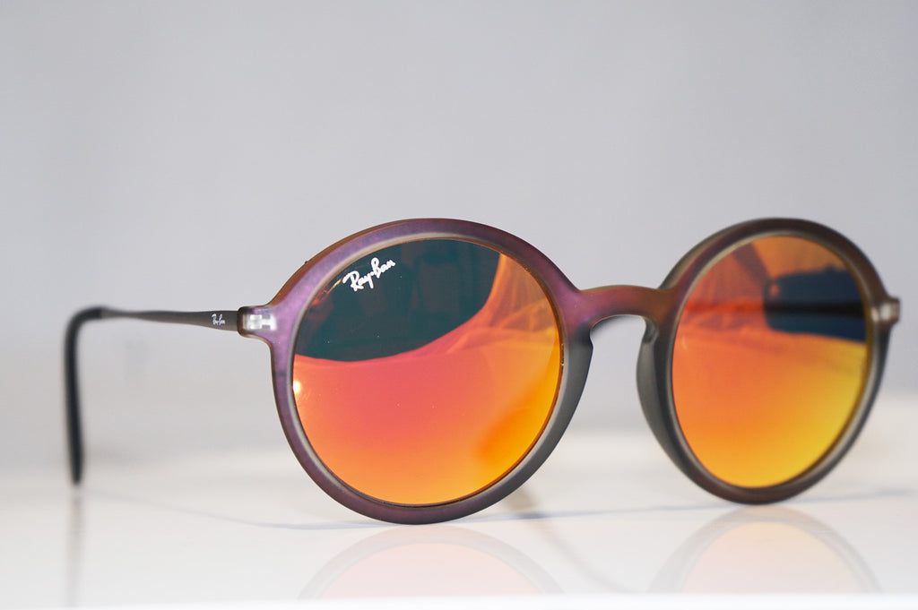 RAY-BAN Mens Unisex Designer Flash Mirror Sunglasses Round RB 4222 61676Q 15655