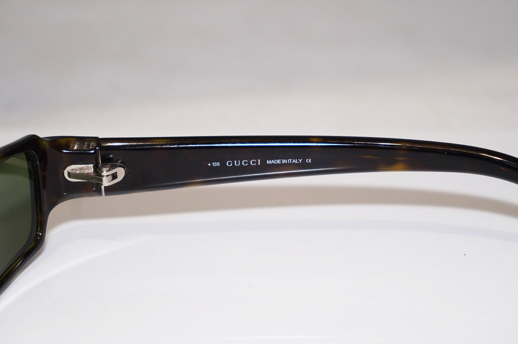 GUCCI 1990 Vintage Mens Designer Sunglasses Brown Rectangle GG 1438 086 15654