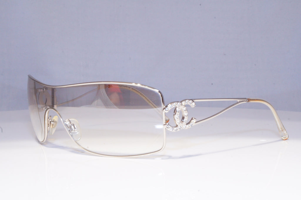 CHANEL Womens Diamante Vintage Designer Sunglasses Shield 4032 124/6 19936