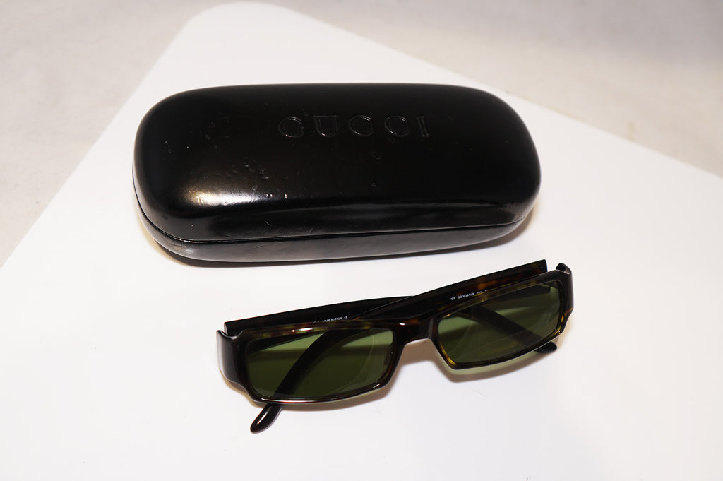 GUCCI 1990 Vintage Mens Designer Sunglasses Brown Rectangle GG 1438 086 15654