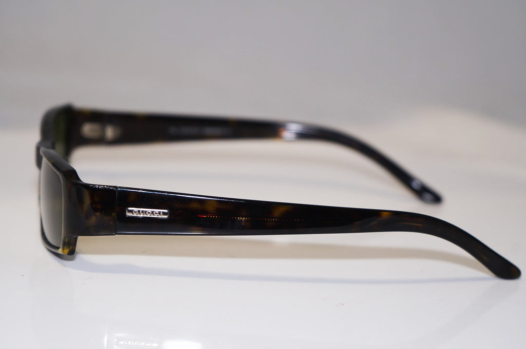GUCCI 1990 Vintage Mens Designer Sunglasses Brown Rectangle GG 1438 086 15654