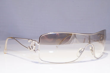 CHANEL Womens Diamante Vintage Designer Sunglasses Shield 4032 124/6 19936