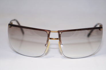 GUCCI Vintage Mens Designer Sunglasses Gold Wrap GG 2652 L6EDD 16497