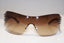 BVLGARI Womens Designer Crystal Sunglasses Brown Shield 653 945/13 15643