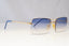 GUCCI Mens Vintage 1990 Designer Sunglasses Gold Square GG 1653 T1J 20898