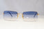GUCCI Mens Vintage 1990 Designer Sunglasses Gold Square GG 1653 T1J 20898