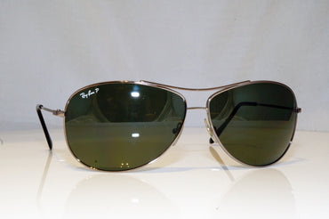 RAY-BAN Mens Polarized Designer Sunglasses Silver Aviator RB 3293 004/9A 15179