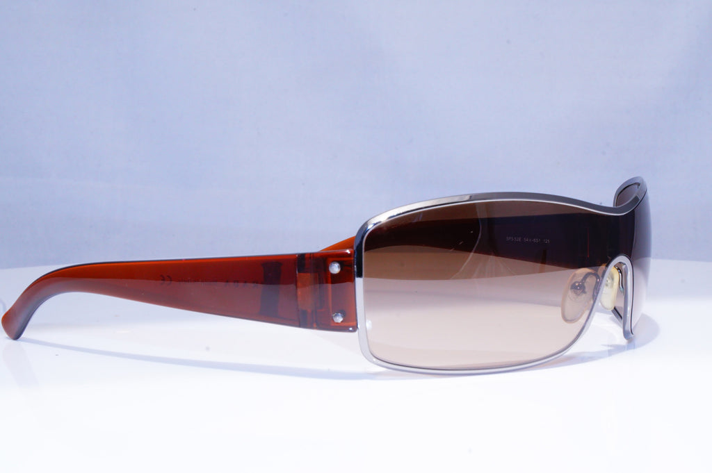 PRADA Mens Designer Sunglasses Brown Shield SPS 52E 5AV-6S1 18759