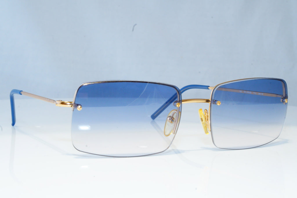 GUCCI Womens Designer Sunglasses Brown Shield GOLD BUCKLE GG 2590 BMDDR 20897