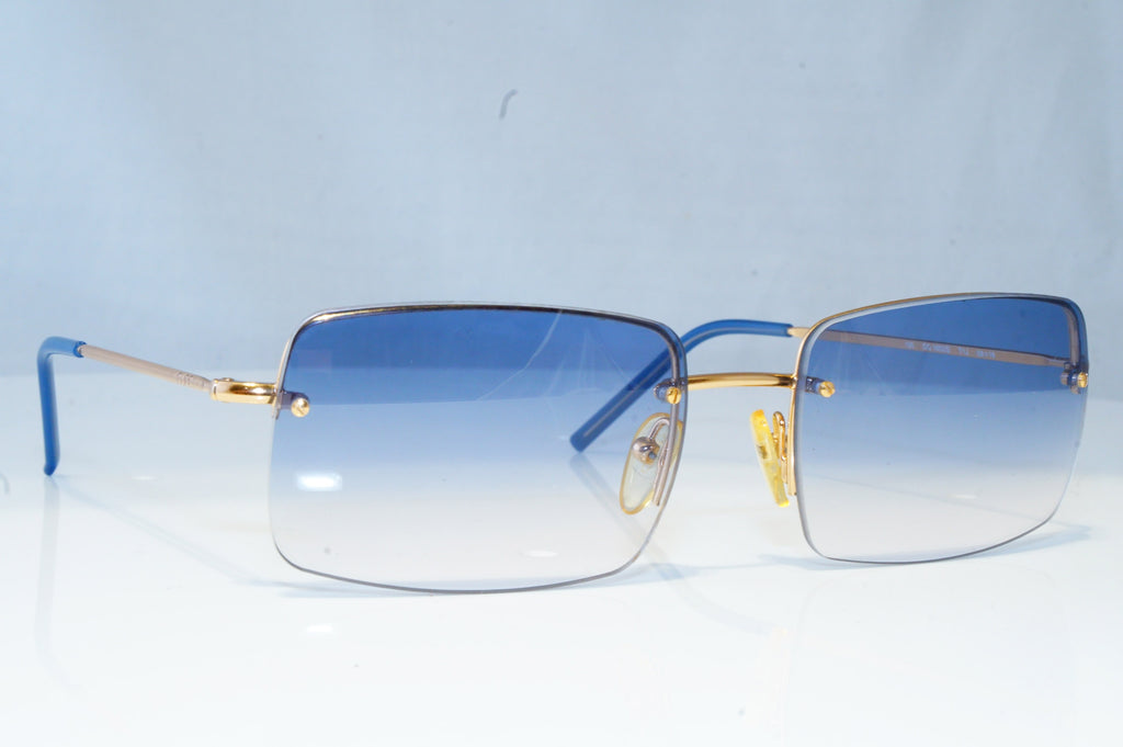 GUCCI Womens Designer Sunglasses Brown Shield GOLD BUCKLE GG 2590 BMDDR 20897