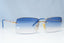 GUCCI Mens Vintage 1990 Designer Sunglasses Gold Square GG 1653 T1J 20898