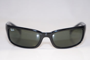 RAY-BAN Vintage Mens Designer Sunglasses Black Wrap RB 2021 901 16539