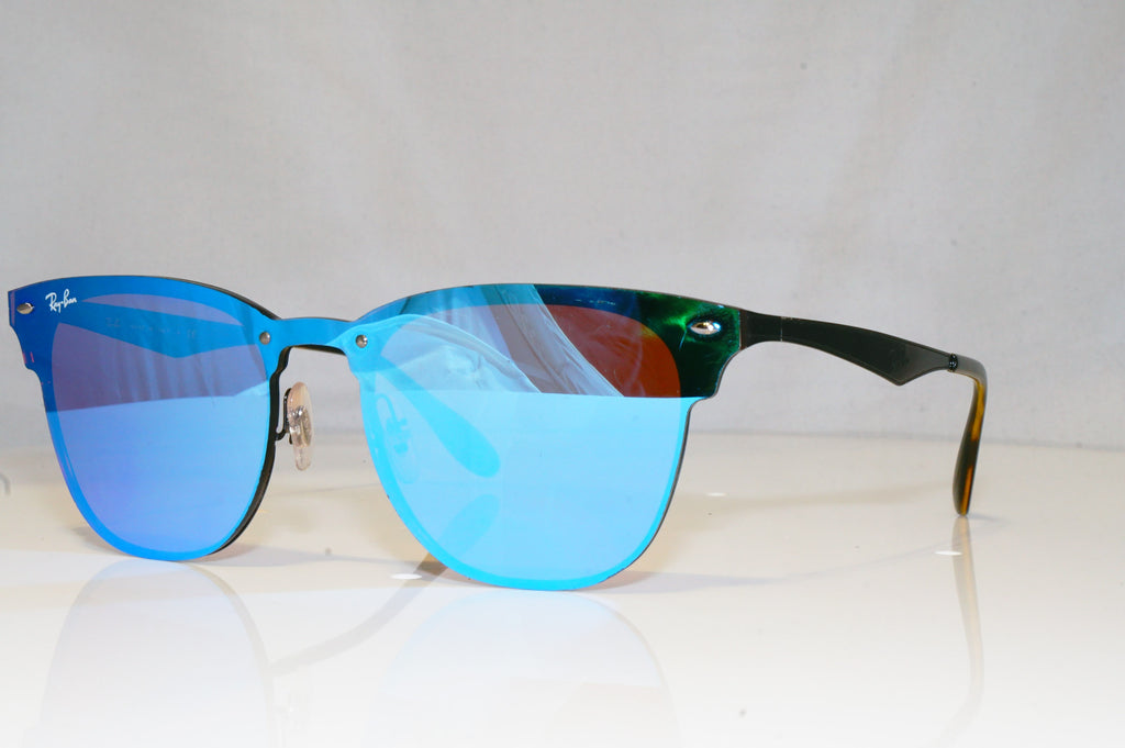 RAY-BAN Mens Mirror Designer Sunglasses Clubmaster FLASH RB 3576 153/7V 15099