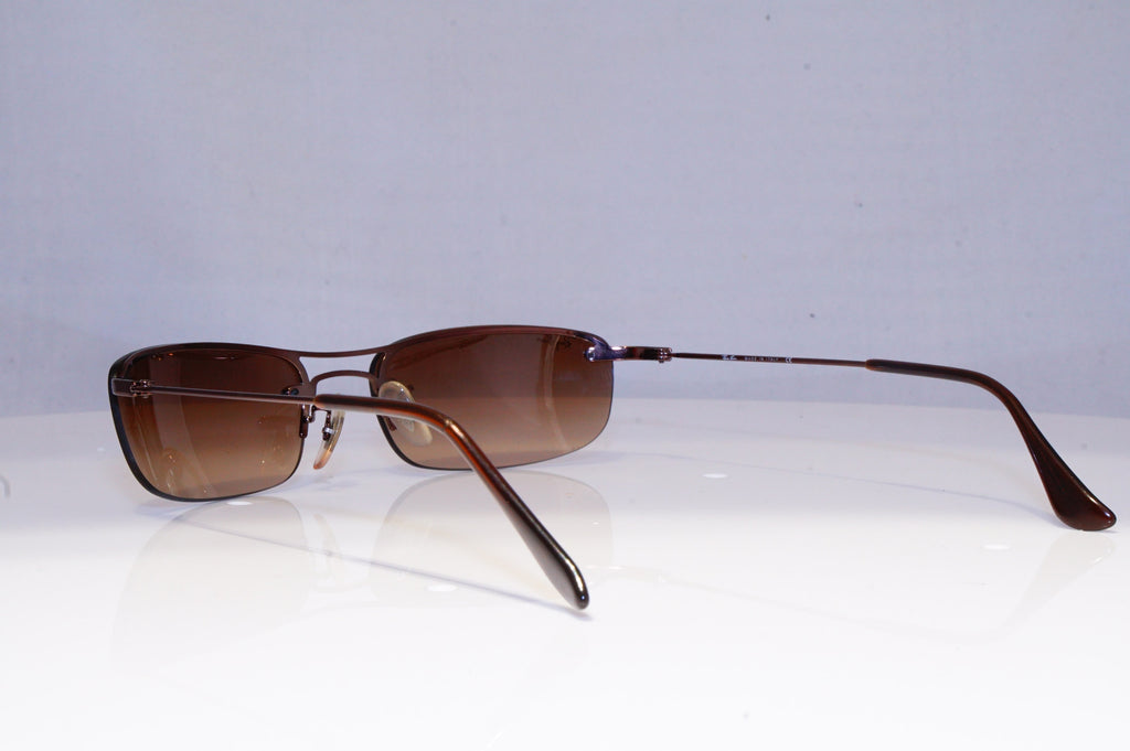 RAY-BAN Mens Vintage Designer Sunglasses Brown Rectangle RB 3174 014/13 19935