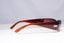 PRADA Mens Vintage Designer Sunglasses Brown Wrap SPS 06E 4AN-6S1 18758