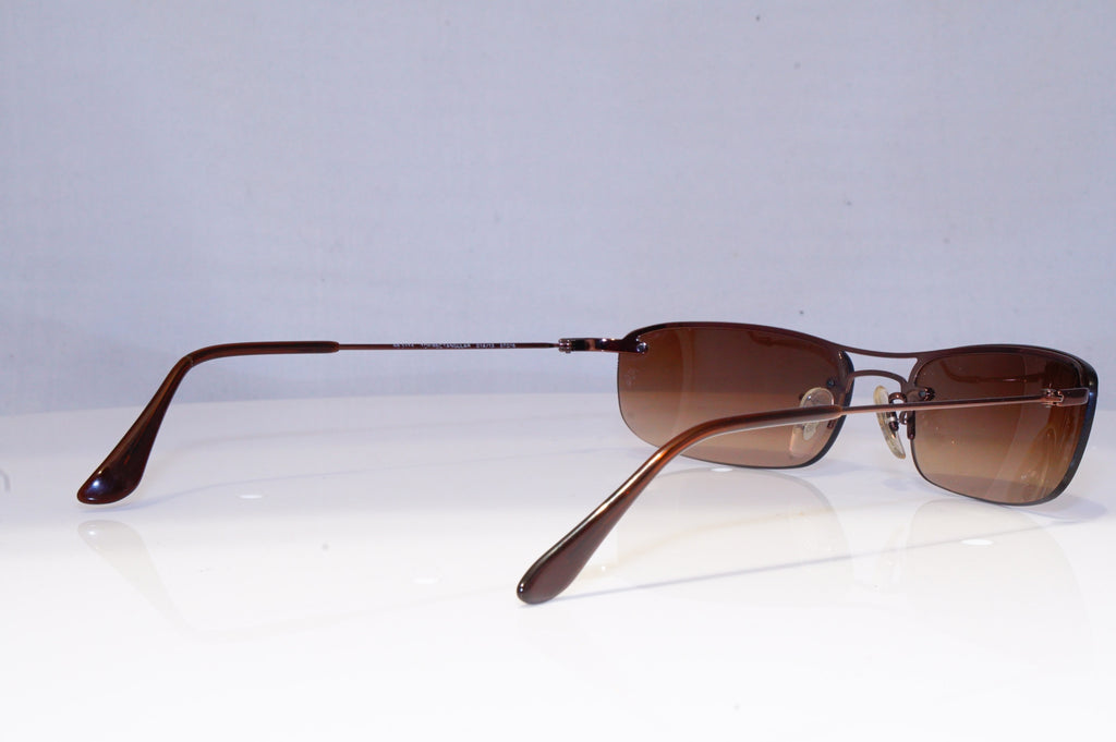 RAY-BAN Mens Vintage Designer Sunglasses Brown Rectangle RB 3174 014/13 19935