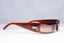 PRADA Mens Vintage Designer Sunglasses Brown Wrap SPS 06E 4AN-6S1 18758