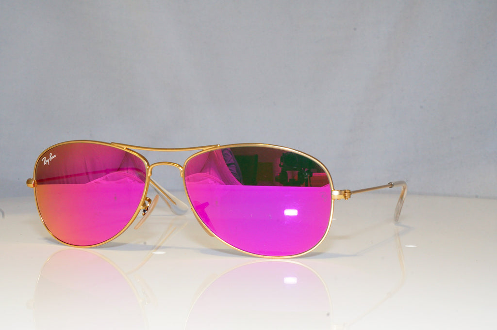 RAY-BAN Mens Mirror Designer Sunglasses Gold COCKPIT RB 3362 112/4T 15011