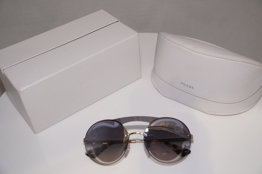 PRADA Womens Baroque Swirl Boxed Designer Sunglasses Shield SPR 65T ZVN0D0 19924