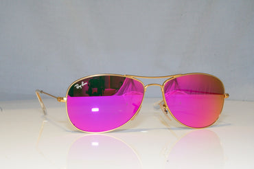 RAY-BAN Mens Mirror Designer Sunglasses Gold COCKPIT RB 3362 112/4T 15011