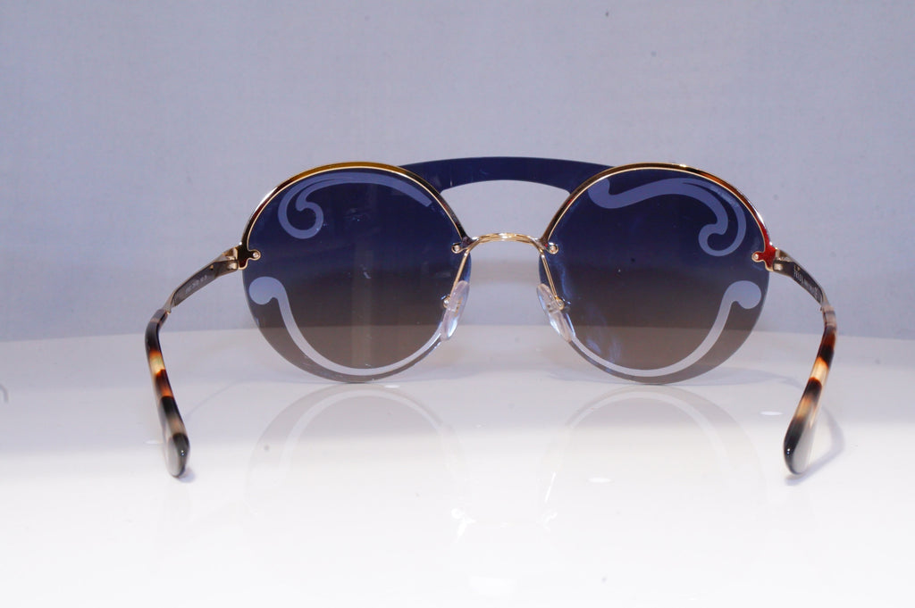 PRADA Womens Baroque Swirl Boxed Designer Sunglasses Shield SPR 65T ZVN0D0 19924
