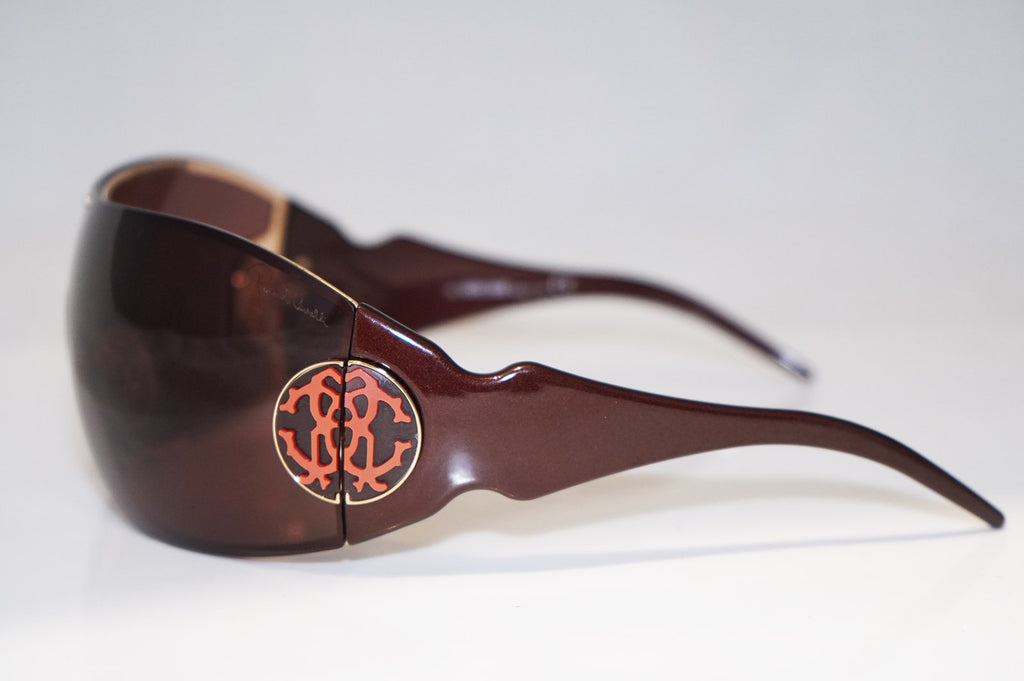ROBERTO CAVALLI Womens Designer Sunglasses Burgundy Shield AUGIA 250S 772 16483