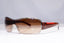 PRADA Mens Designer Sunglasses Brown Shield SPS 52E 5AV-6S1 18751
