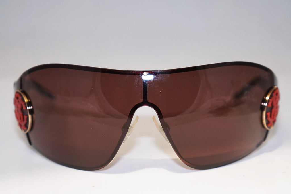 ROBERTO CAVALLI Womens Designer Sunglasses Burgundy Shield AUGIA 250S 772 16483