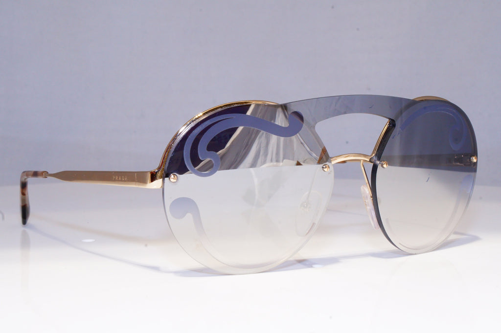 PRADA Womens Baroque Swirl Boxed Designer Sunglasses Shield SPR 65T ZVN0D0 19924