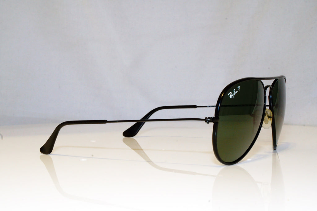 RAY-BAN Mens Polarized Designer Sunglasses Black Aviator RB 3025 002/58 15005
