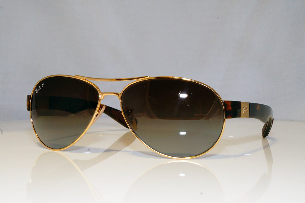 RAY-BAN Mens Polarized Designer Sunglasses Brown Aviator RB 3509 001/35 15193