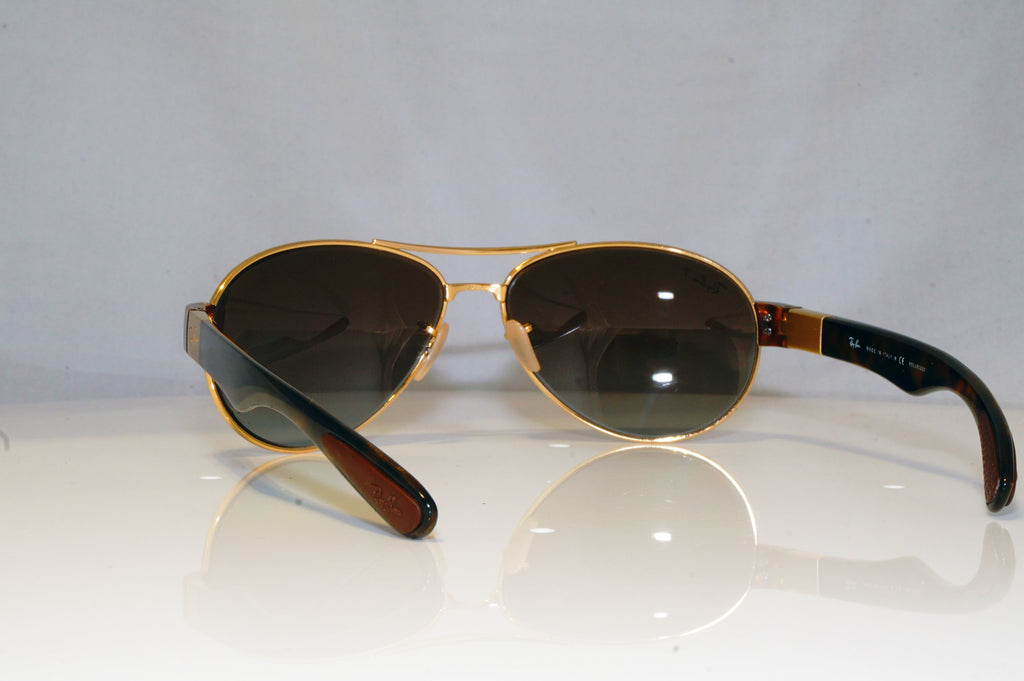 RAY-BAN Mens Polarized Designer Sunglasses Brown Aviator RB 3509 001/35 15193