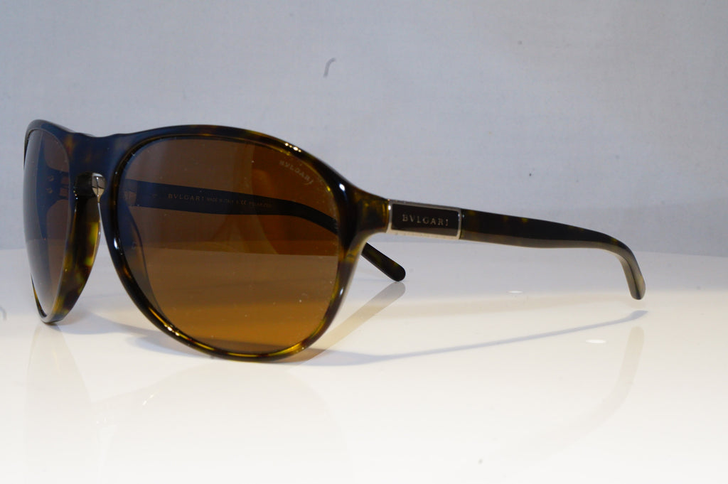 BVLGARI Mens Designer Sunglasses Brown Square KEYHOLE GLASS 7010 504/57 20588