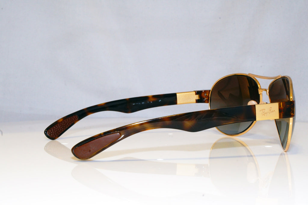 RAY-BAN Mens Polarized Designer Sunglasses Brown Aviator RB 3509 001/35 15193