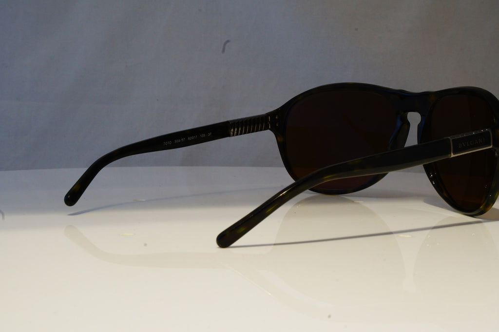 BVLGARI Mens Designer Sunglasses Brown Square KEYHOLE GLASS 7010 504/57 20588
