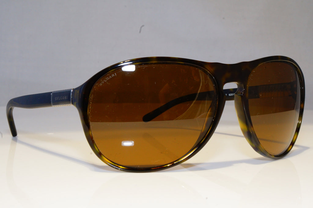 BVLGARI Mens Designer Sunglasses Brown Square KEYHOLE GLASS 7010 504/57 20588