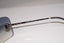 CHANEL Vintage Womens Designer Sunglasses Silver Frameless 4085 C124/7B 15642
