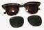 RAY-BAN Mens Designer Sunglasses Black Clubmaster RB 3016 901/58 15187