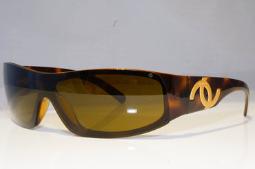 CHANEL Mens Womens Designer Sunglasses Brown Shield 5072 502/73 20589