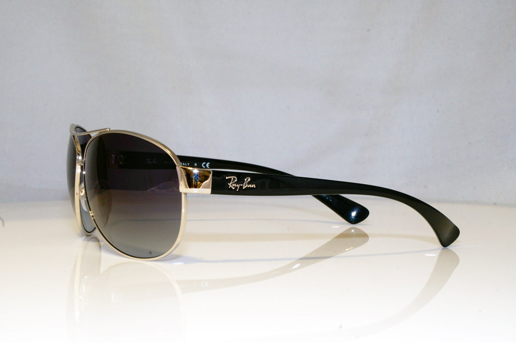 RAY-BAN Mens Designer Sunglasses Black Aviator RB 3386 003/8G 15105
