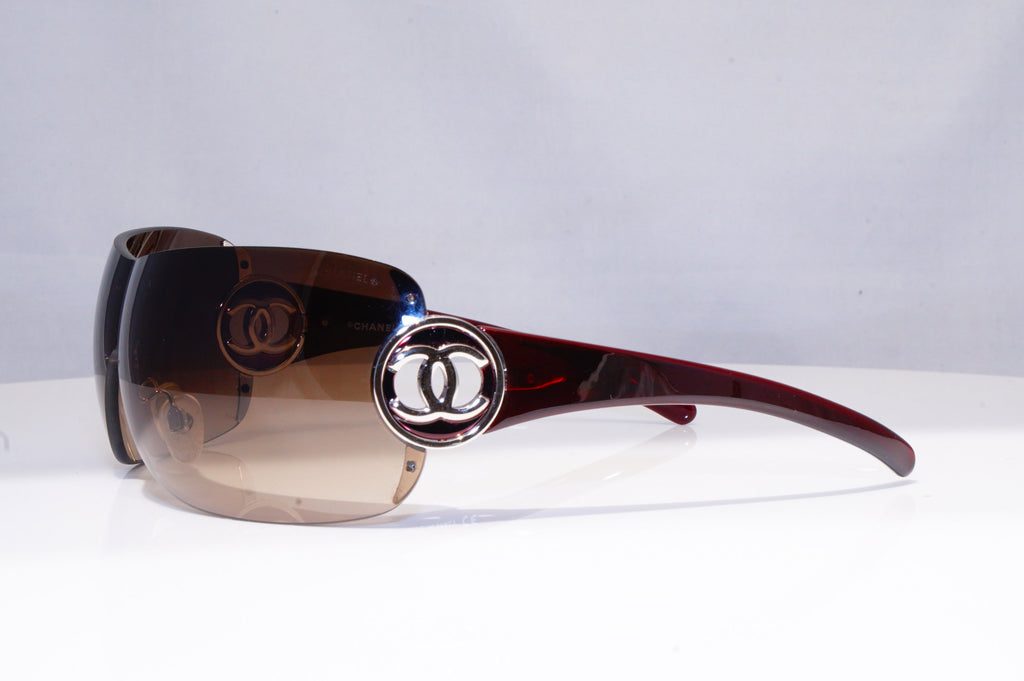 CHANEL Womens Designer Sunglasses Brown Shield 4145 344/13 17912