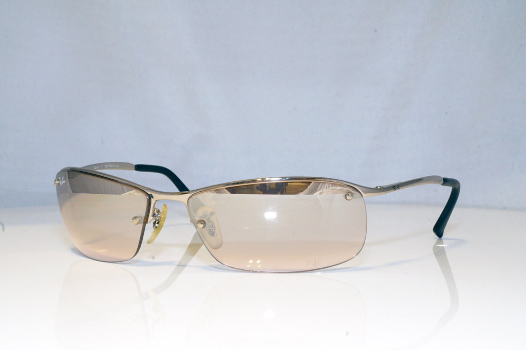 RAY-BAN Mens Designer Sunglasses Silver Wrap RB 3183 003/8Z 15198