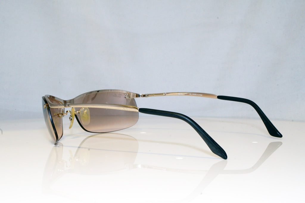 RAY-BAN Mens Designer Sunglasses Silver Wrap RB 3183 003/8Z 15198